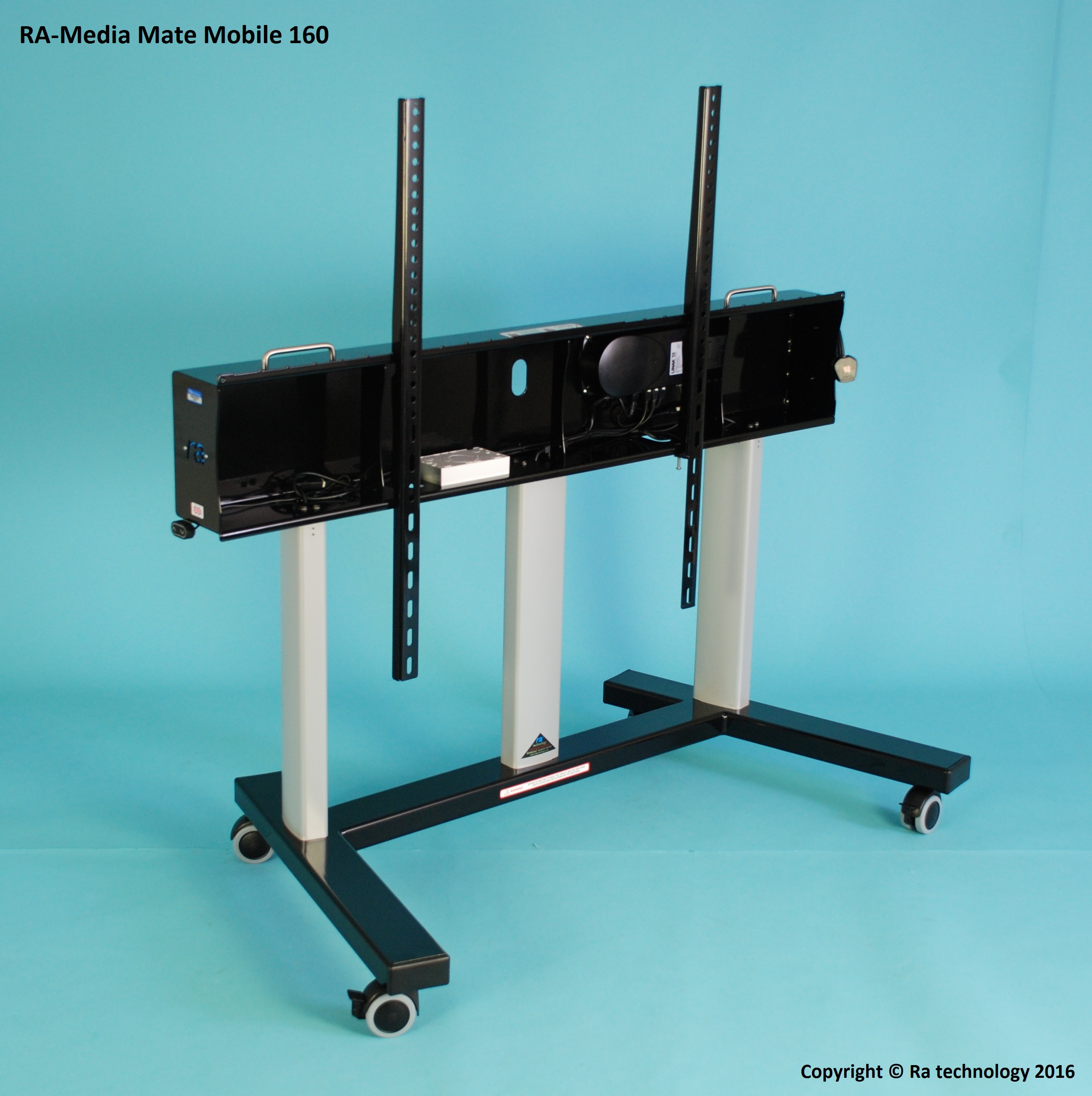 RA Media Mate Mobile 160. Electric Height Adjustable Trolley